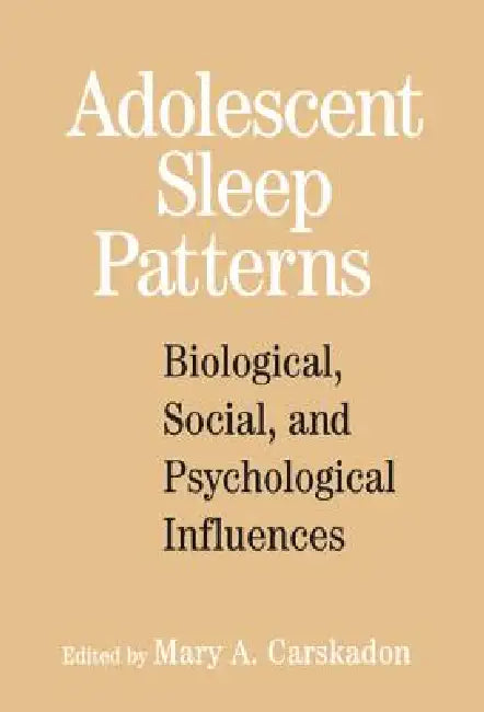 Buy Adolescent Sleep Patterns (English, Mary A. Carskadon) — BookShops.in