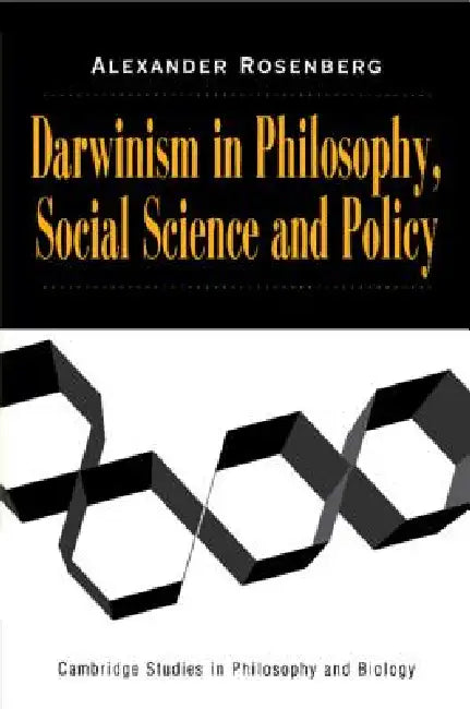 Buy Darwinism in Philosophy, Social Science and Policy (English, Alexander Rosenberg) — BookShops.in