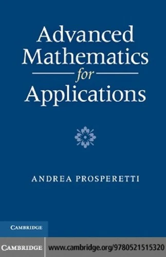 Buy Advanced Mathematics for Applications (English, Andrea Prosperetti) — BookShops.in