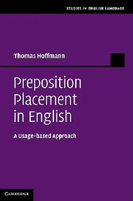 Buy Preposition Placement in English (English, Thomas Hoffmann) — BookShops.in