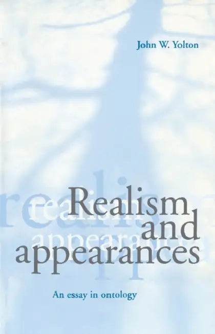 Buy Realism and Appearances (English, John W. Yolton) — BookShops.in