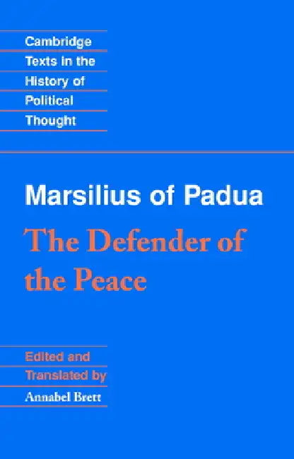 Buy Marsilius of Padua (English, Annabel Brett) β BookShops.in