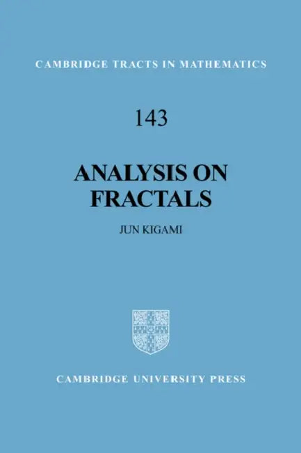 Buy Analysis on Fractals (English, Jun Kigami | Bela Bollobas | W. Fulton) — BookShops.in