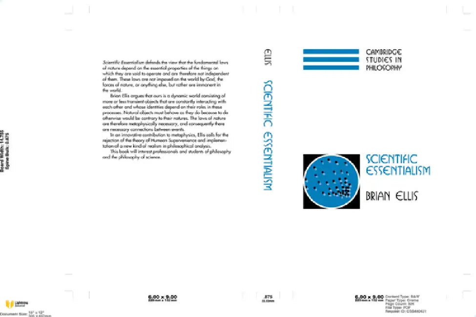 Buy Scientific Essentialism (English, Brian Ellis) โ BookShops.in