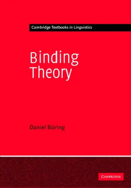 Buy Binding Theory (English, Daniel Büring) — BookShops.in