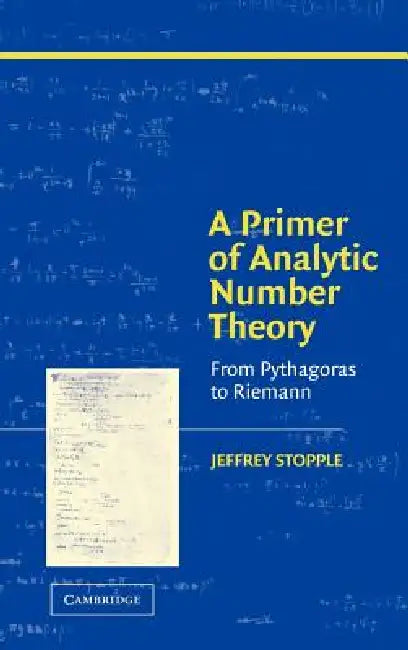 Buy A Primer of Analytic Number Theory (English, Jeffrey Stopple) β BookShops.in