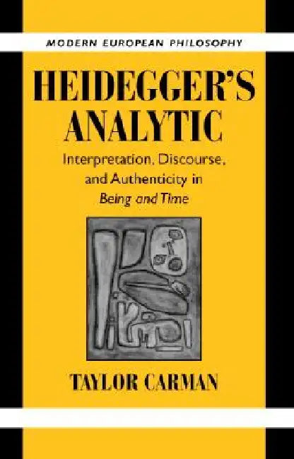 Buy Heidegger's Analytic (English, Taylor Carman) — BookShops.in