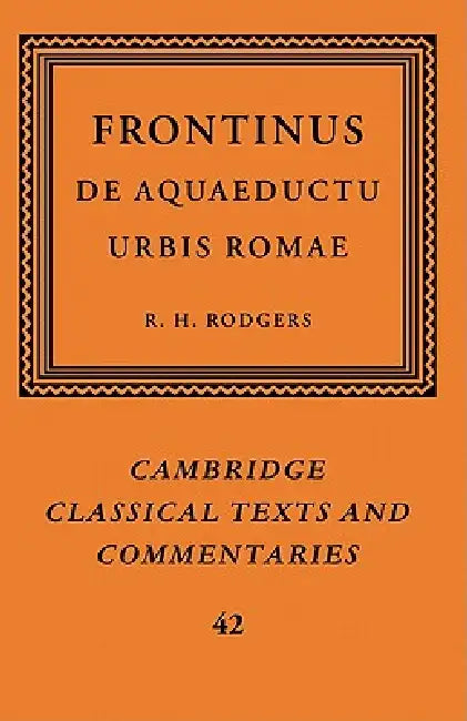 Buy Frontinus (English, R. H. Rodgers) — BookShops.in