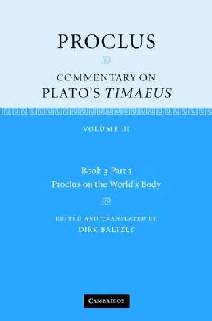 Buy Proclus (English, Proclus | Dirk Baltzly) — BookShops.in