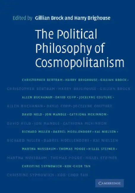 Buy The Political Philosophy of Cosmopolitanism (English, Gillian Brock) โ BookShops.in