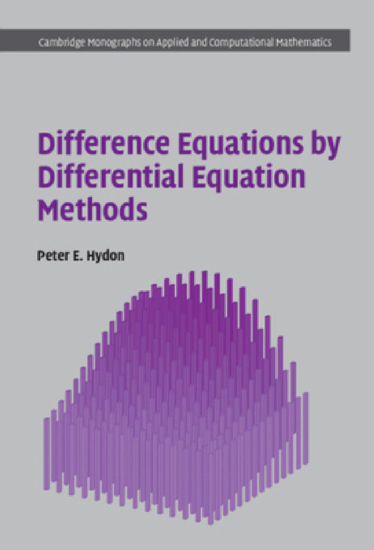 Buy Difference Equations by Differential Equation Methods (English, Peter E. Hydon) — BookShops.in