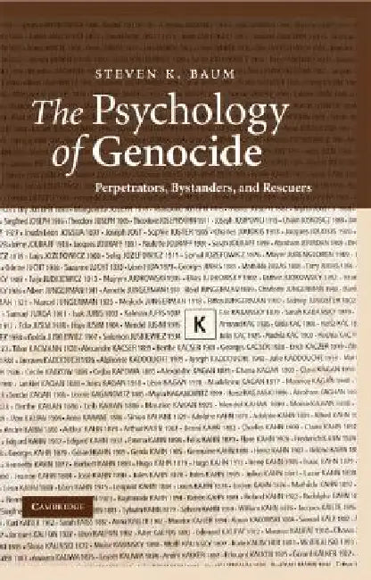 Buy The Psychology of Genocide (English, Steven K. Baum) — BookShops.in