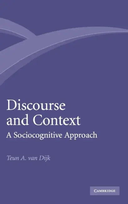 Buy Discourse and Context (English, Teun A. Van Dijk) β BookShops.in