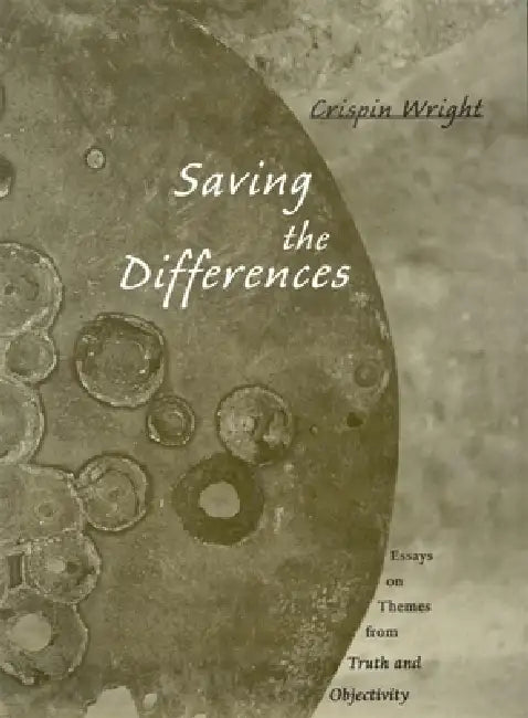 Buy Saving the Differences (English, Crispin Wright) โ BookShops.in