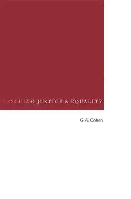 Buy Rescuing Justice and Equality (English, G. A. Cohen) — BookShops.in