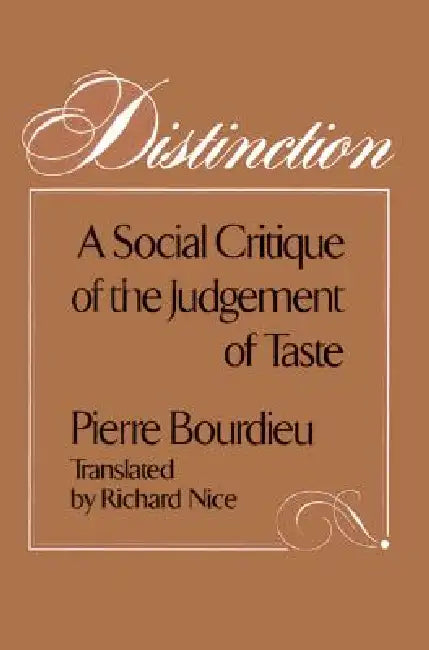 Buy Distinction (English, Pierre Bourdieu | Richard Nice) — BookShops.in