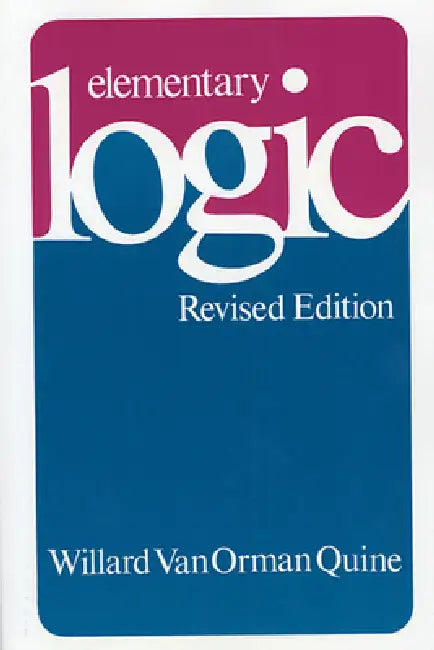 Buy Elementary Logic (English, Willard Van Orman Quine) — BookShops.in