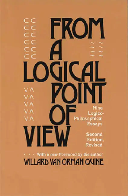 Buy From a Logical Point of View (English, W. V. Quine) — BookShops.in