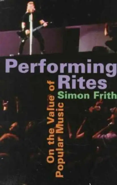 Buy Performing Rites (English, Simon Frith) — BookShops.in