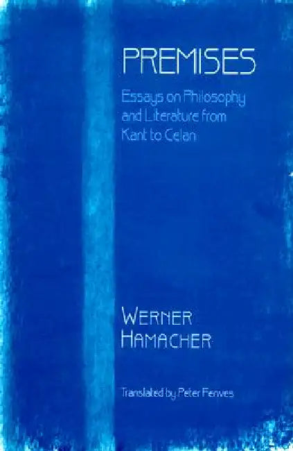 Buy Premises (English, Werner Hamacher | Peter Fenves) — BookShops.in