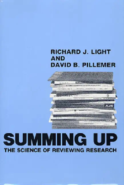 Buy Summing Up (English, Richard J. Light | David B. Pillemer) — BookShops.in