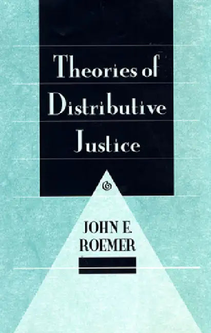 Buy Theories of Distributive Justice (English, John E. Roemer) — BookShops.in