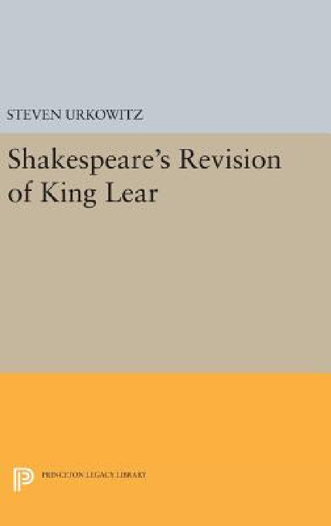 Buy Shakespeare's Revision of King Lear (English, Steven Urkowitz) — BookShops.in