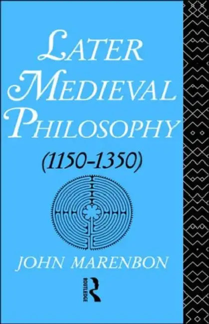 Buy Later Medieval Philosophy (English, John Marenbon) — BookShops.in