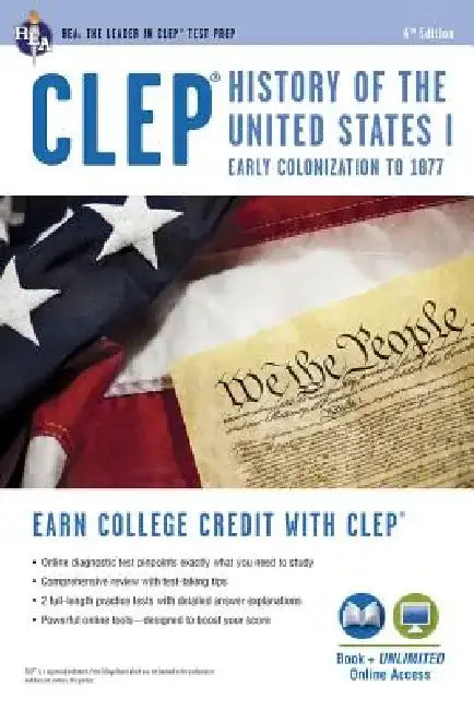 Buy Clep(r) History of the U.S. I Book + Online (English, Editors of Rea) — BookShops.in