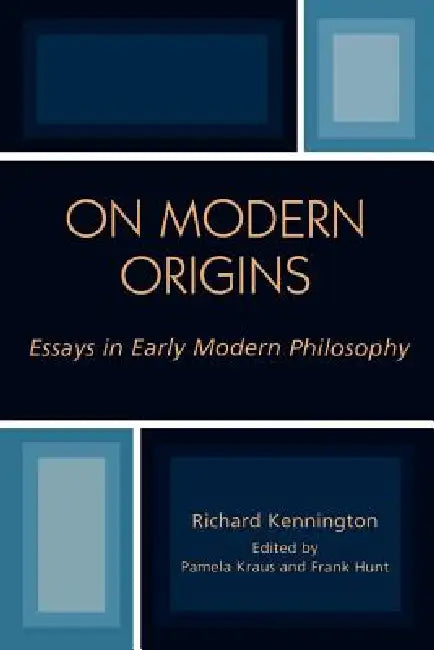 Buy On Modern Origins (English, Richard Kennington | Pamela Kraus | Frank Hunt) — BookShops.in