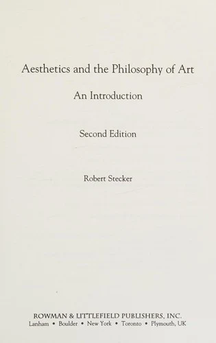 Buy Aesthetics and the Philosophy of Art (English, Robert Stecker) โ BookShops.in