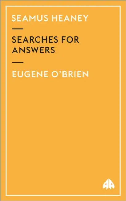Buy Seamus Heaney (English, Eugene O'Brien) — BookShops.in