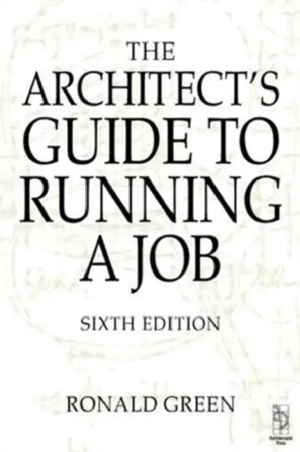 Buy Architect's Guide to Running a Job (English, Ronald Green) — BookShops.in