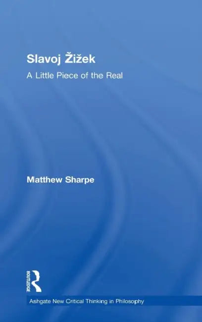 Buy Slavoj Zizek (English, Matthew Sharpe) — BookShops.in