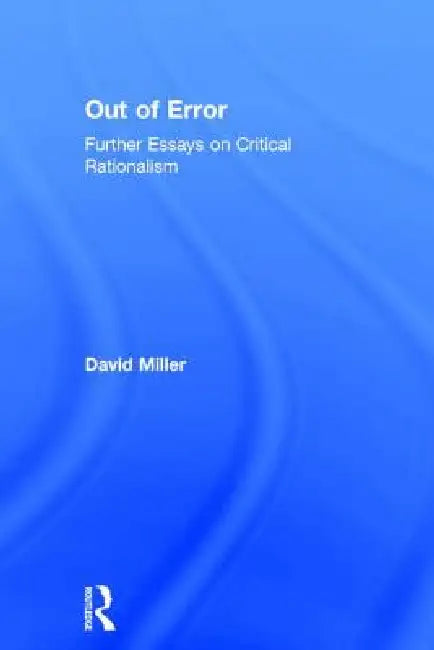 Buy Out of Error (English, David Miller) — BookShops.in