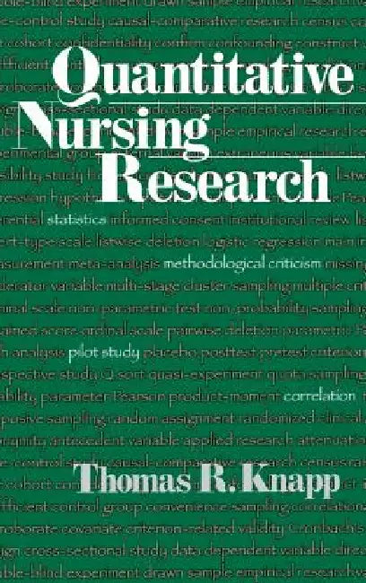 Buy Quantitative Nursing Research (English, Thomas R. Knapp) β BookShops.in