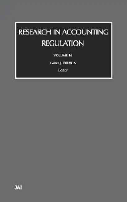 Buy Research in Accounting Regulation (English, Gary Previts) — BookShops.in