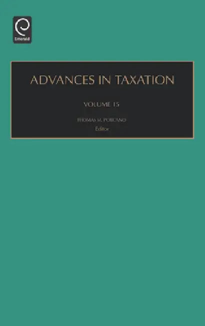Buy Advances in Taxation (English, Thomas M. Porcano) — BookShops.in