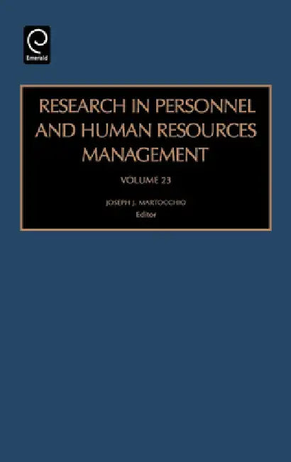 Buy Research in Personnel and Human Resources Management (English, Joseph J. Martocchio) — BookShops.in