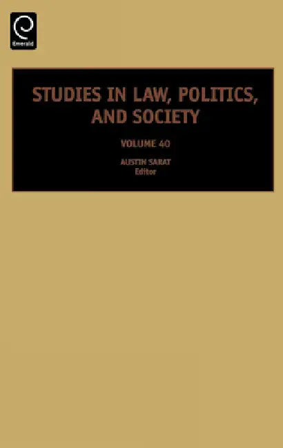 Buy Studies in Law, Politics, and Society (English, Austin Sarat) — BookShops.in