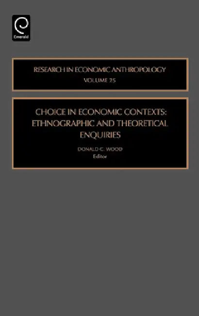Buy Choice in Economic Contexts (English, Donald C. Wood) โ BookShops.in