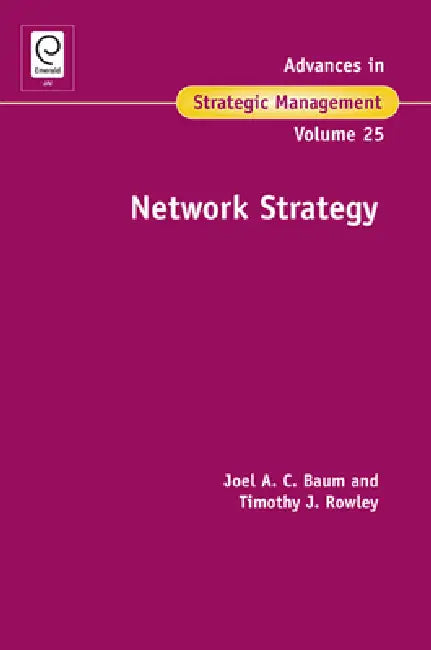 Buy Network Strategy (English, Joel Baum | Tim Rowley) — BookShops.in