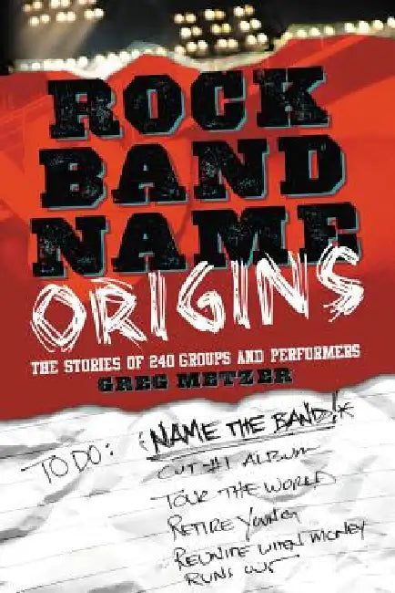 Buy Rock Band Name Origins (English, Greg Metzer) โ BookShops.in