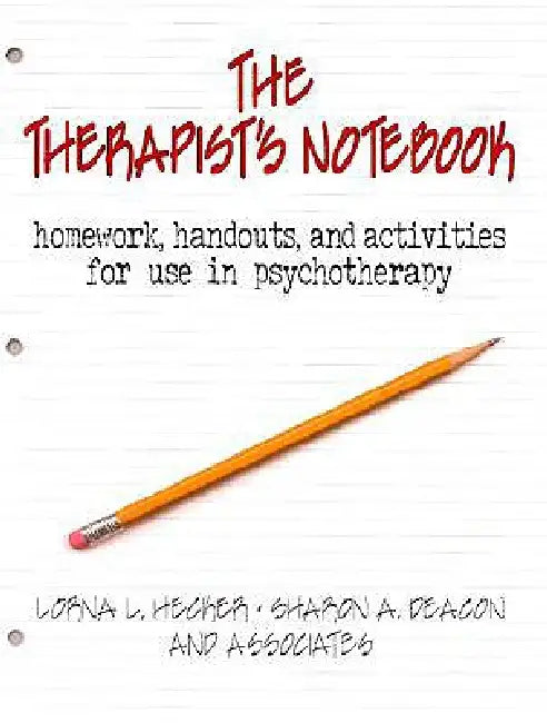 Buy The Therapist's Notebook (English, Hecker Lorna L | Sharon A. Deacon) — BookShops.in