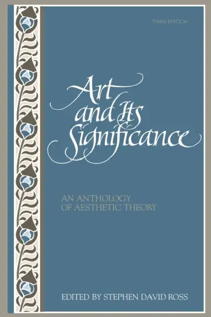 Buy Art and Its Significance (English, Stephen David Ross) — BookShops.in