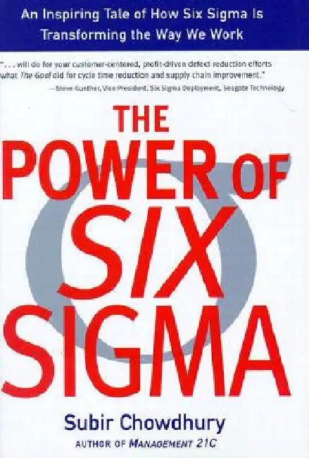 Buy The Power of Six SIGMA (English, Subir Chowdhury) — BookShops.in