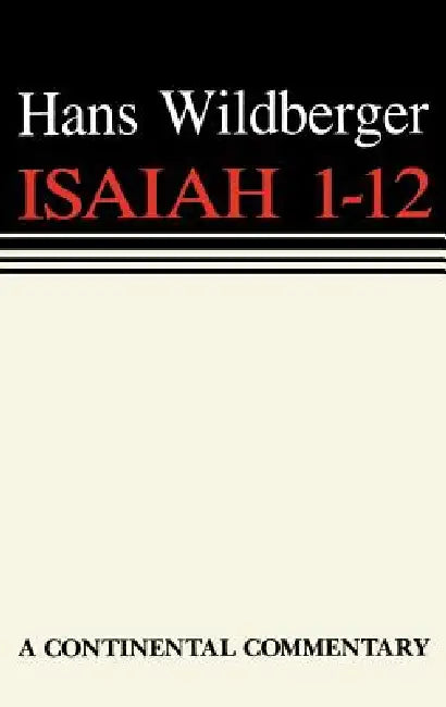Buy Isaiah 1 - 12 (English, Thomas H. Trapp | Hans Wildberger) โ BookShops.in