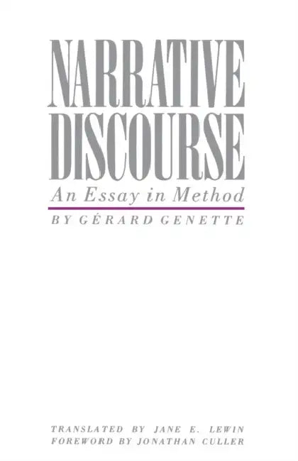 Buy Narrative Discourse (English, Gerard Genette | Jane E. Lewin | Jonathan Culler) — BookShops.in