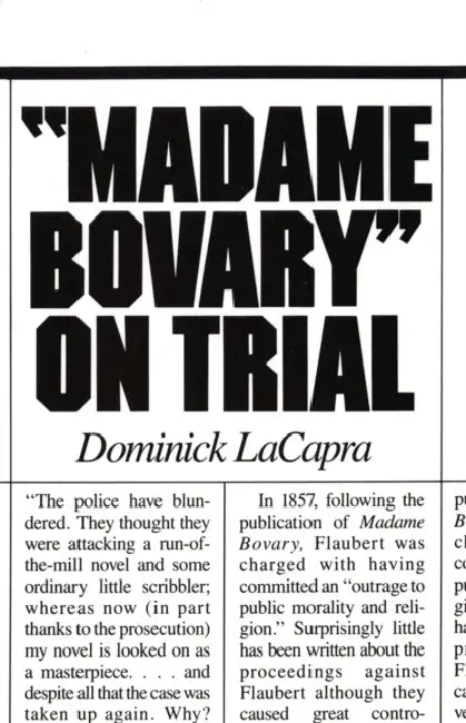 Buy Madame Bovary on Trial (English, Dominick LaCapra) — BookShops.in