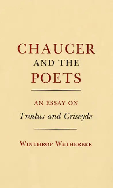 Buy Chaucer and the Poets (English, Winthrop Wetherbee) — BookShops.in
